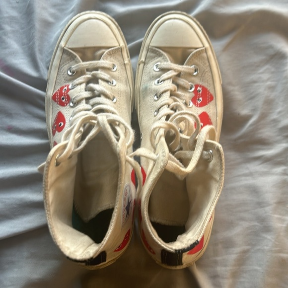 Selling comme des garçons converse, size 9, worn, still in good condition - Picture 7 of 7
